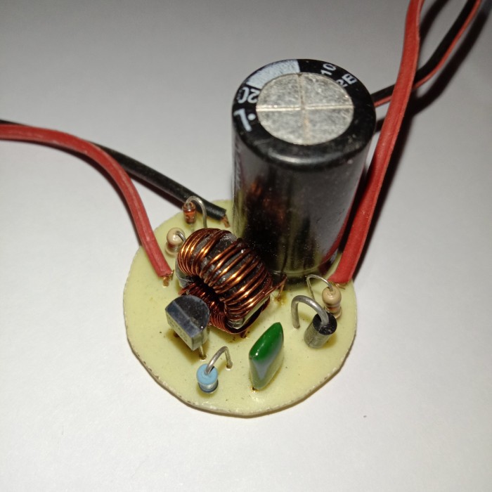 JOULE THIEF battery 1,5V