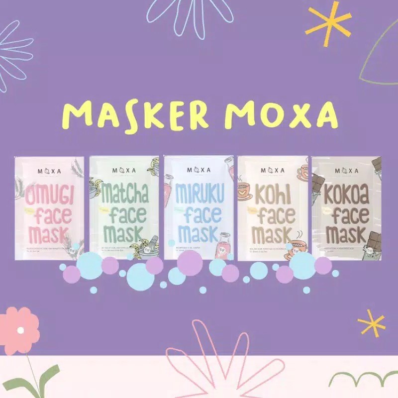 MOXA MASKER WAJAH 100% ORIGINAL