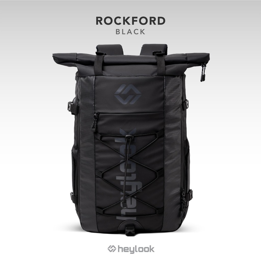 Tas Ransel Pria Waterproof Backpack Rockford Tas Punggung Tas Outdoor Anti Sobek Anti Air HEYLOOK Of