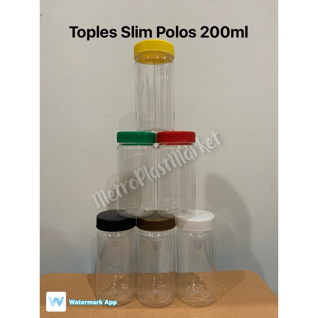 toples sambel Slim 200 ml PET toples Sambel 200ml