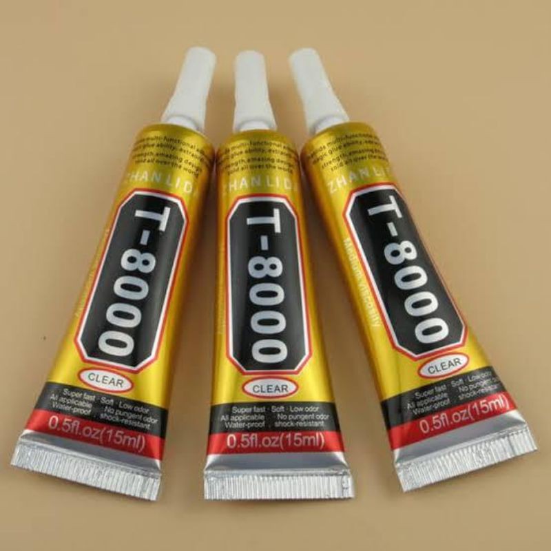 (TWS) Lem Touchscreen Zhanlida T8000 15ml Liquid Glue Optical Clear