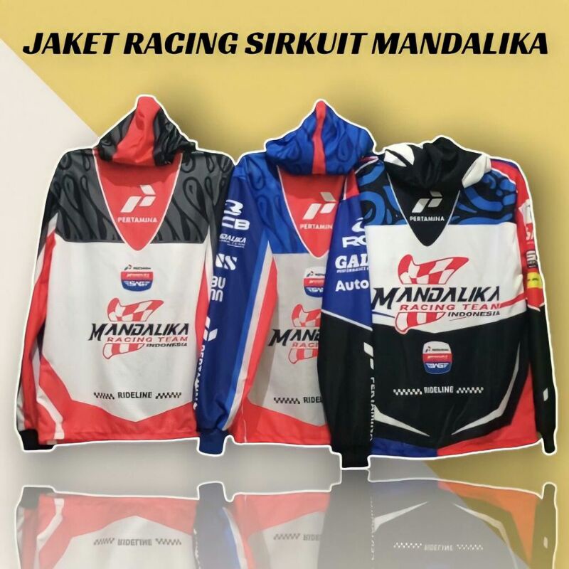 JAKET RACING SIRKUIT MANDALIKA | JAKET FULL PRINTING