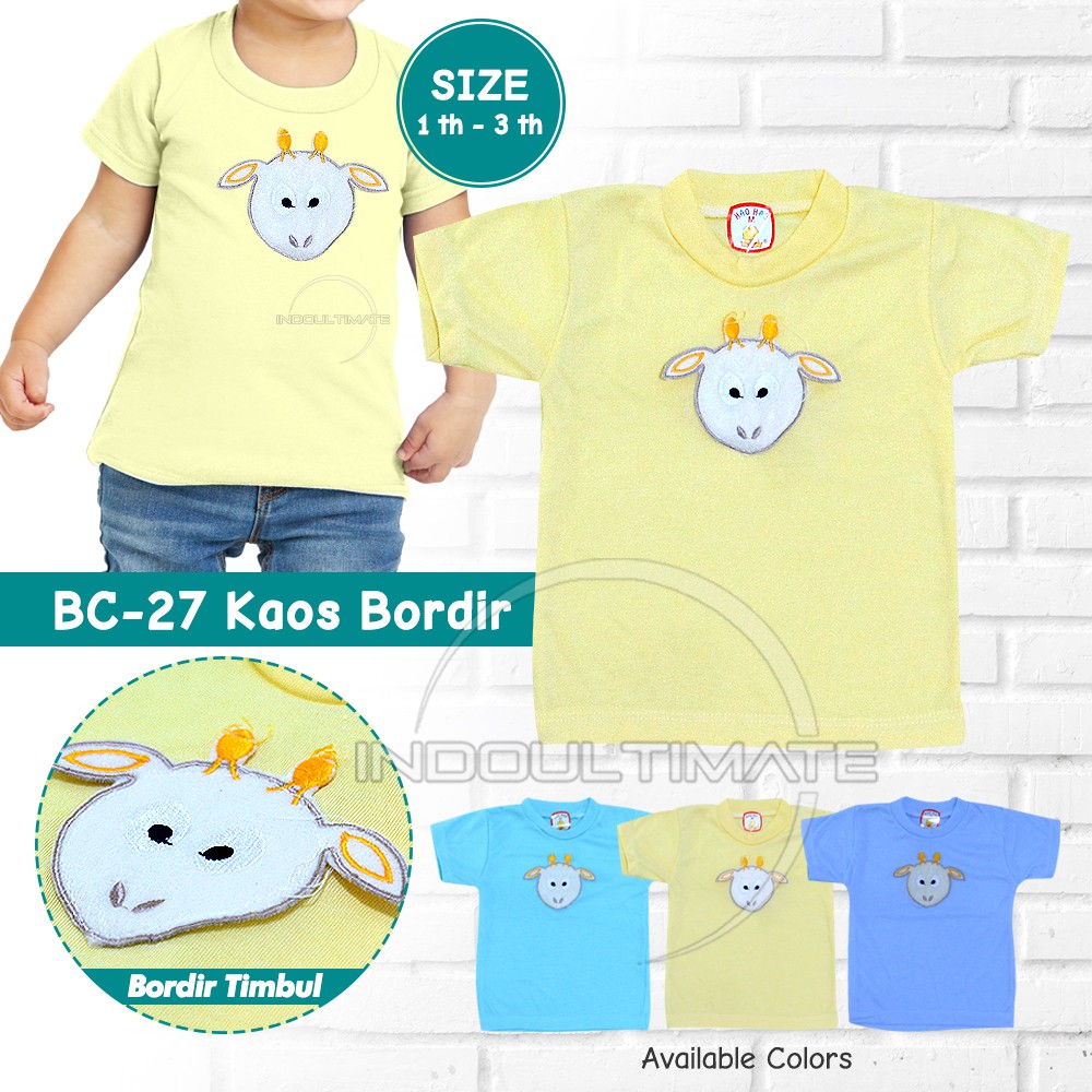 Kaos bayi catton Baju Bayi Pakaian Bayi / Baju Atasan bayi / Baju Anak / Kaos Anak  BC-27