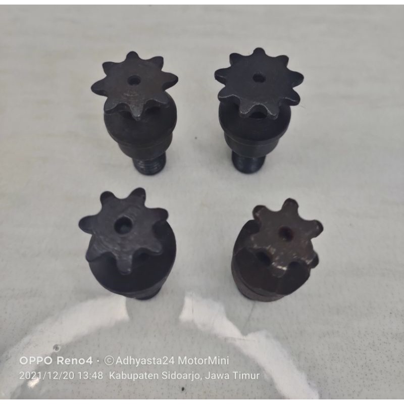 Gear depan motor mini gp mini moto gp pocket bike import JEPANG