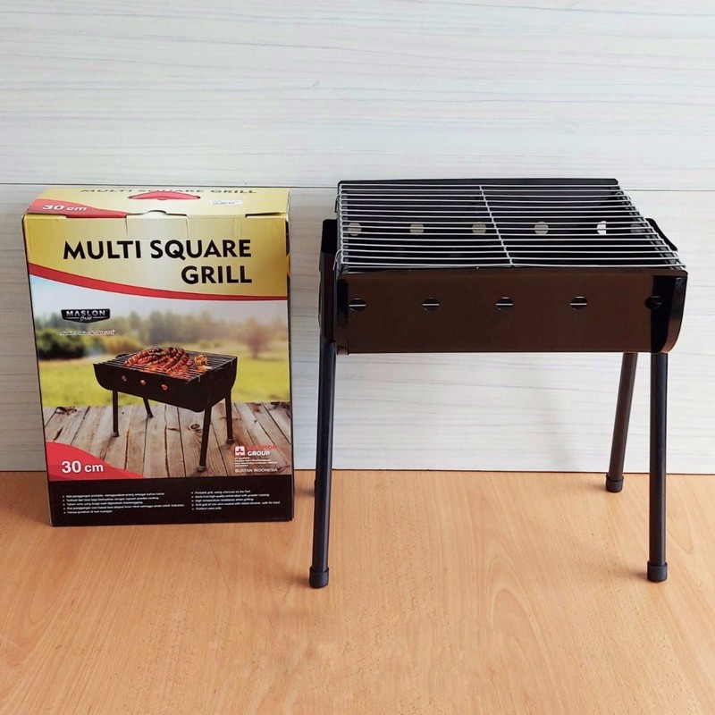 Panggangan Multi Square Grill Maspion/panggangan arang berdiri/panggangan berdiri