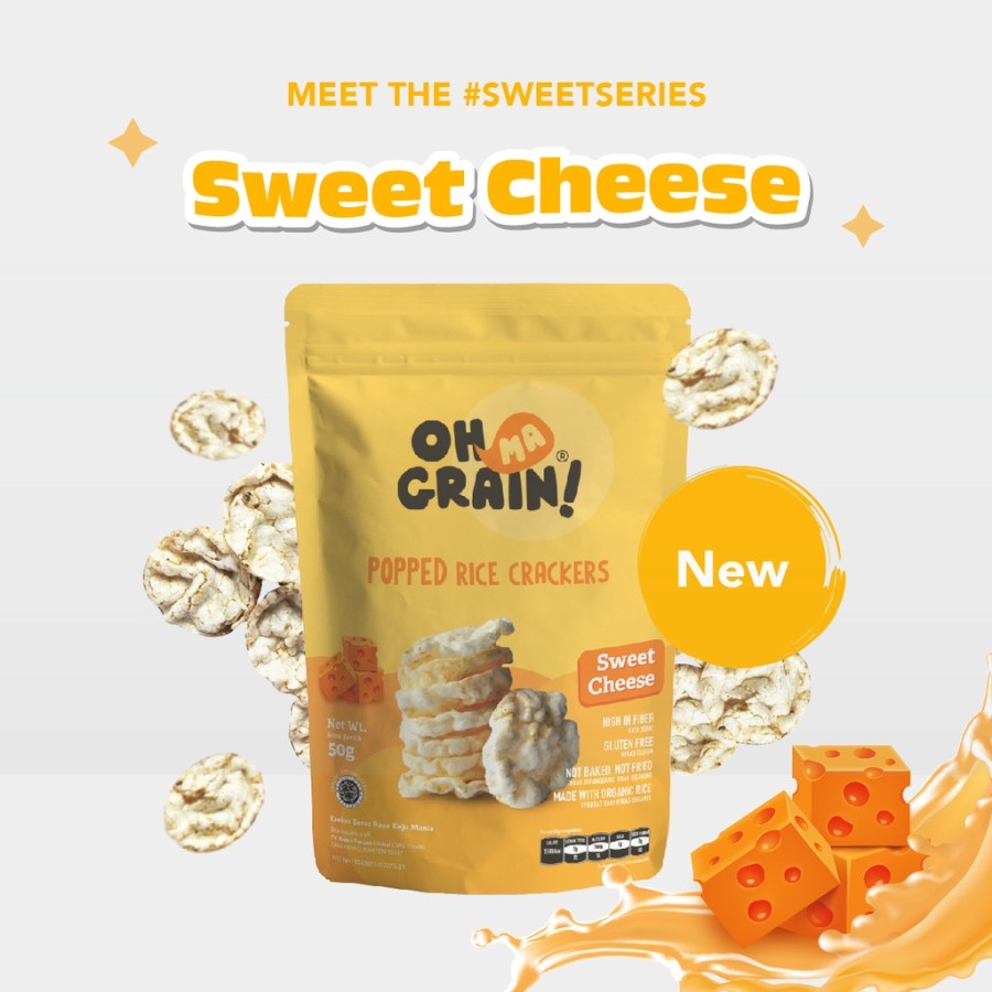 Oh Ma Grain! Sweet Series - Sweet Cheese - 50 g