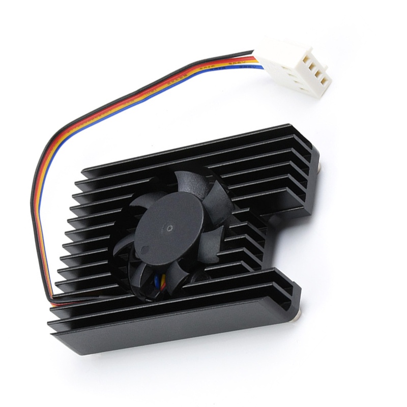 Vivi Kipas Angin Terintegrasi Untuk Raspberry Pi 3b CM4 Radiator Pendingin Dengan Heatsink Cooling Pads 8000Rpm Fast and Mute Cooler