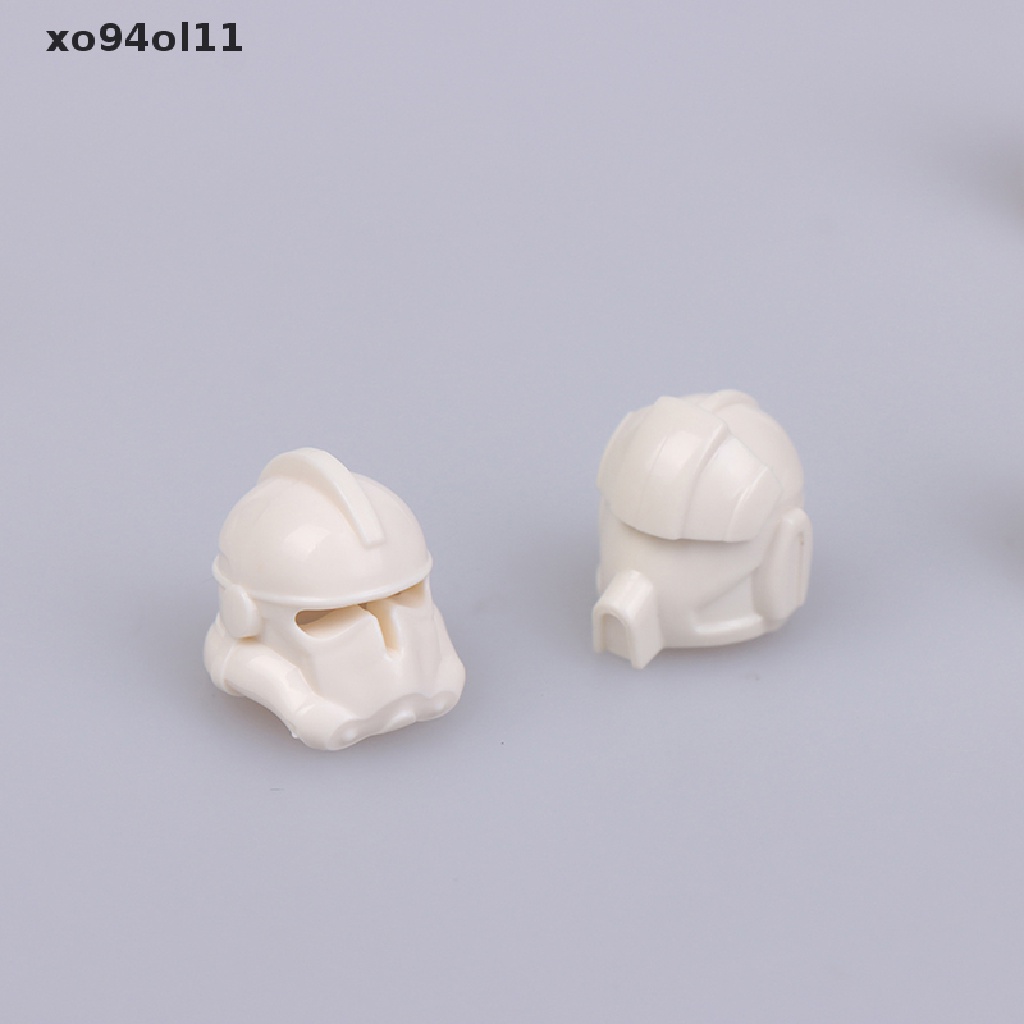 Xo 10Pcs Mainan Balok Bangunsusun Model Lego Bentuk Helm Untuk Anak