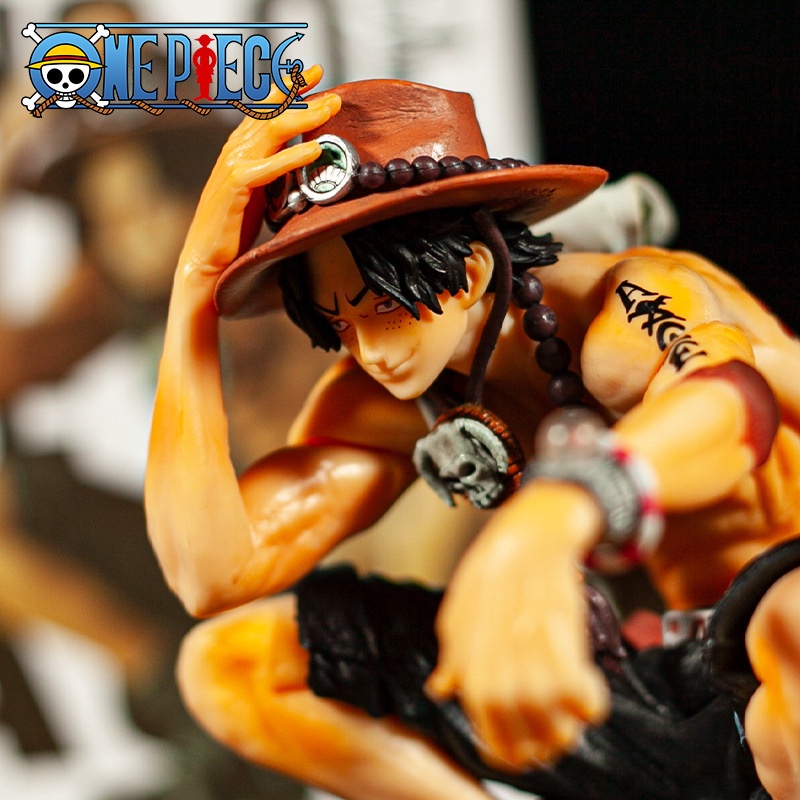 Action Figure Karakter Anime One Piece Portgas D Ace Ukuran 13cm