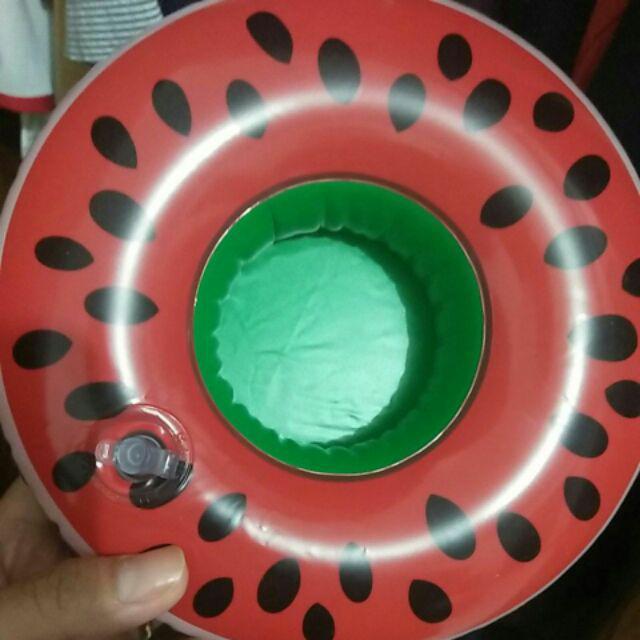 Cup Holder Float Semangka / Ban Gelas / Pelampung Gelas