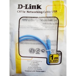 Patch Cord Kabel LAN RJ45 D-Link Cat 5e 1M-Kabel UTP DLink 1Mter Cat5e