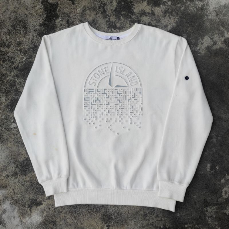 [ Thrift ] Crewneck STONE ISLAND Second Branded Original