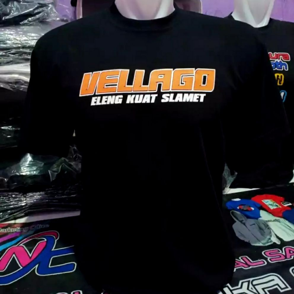 kaos t-shirt baju VELLAGO / STJ ELKUSLA / bismania / busmania / Sudiro Tungga jaya