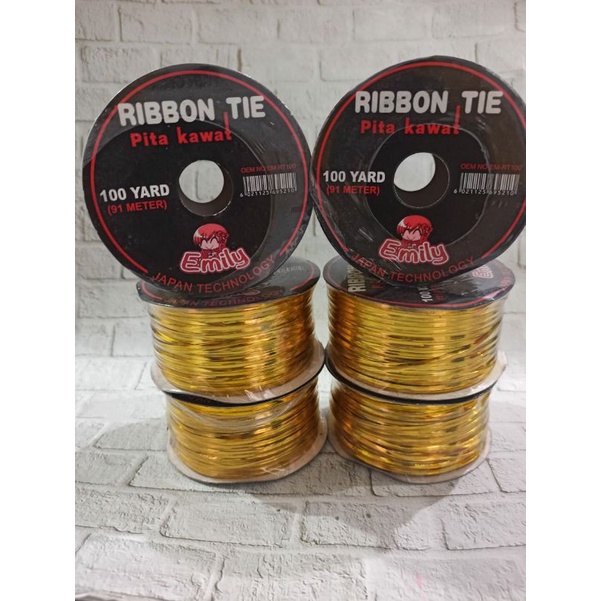 

Kawat emas 100 Yard/ Pita kawat 91 meter