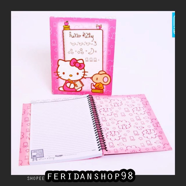 

BT475 HELLO KITTY ORDINARY BEST NOTE BOOK - ADINATA BUKU MEMO BUKU TULIS BY FERIDANSHOP98