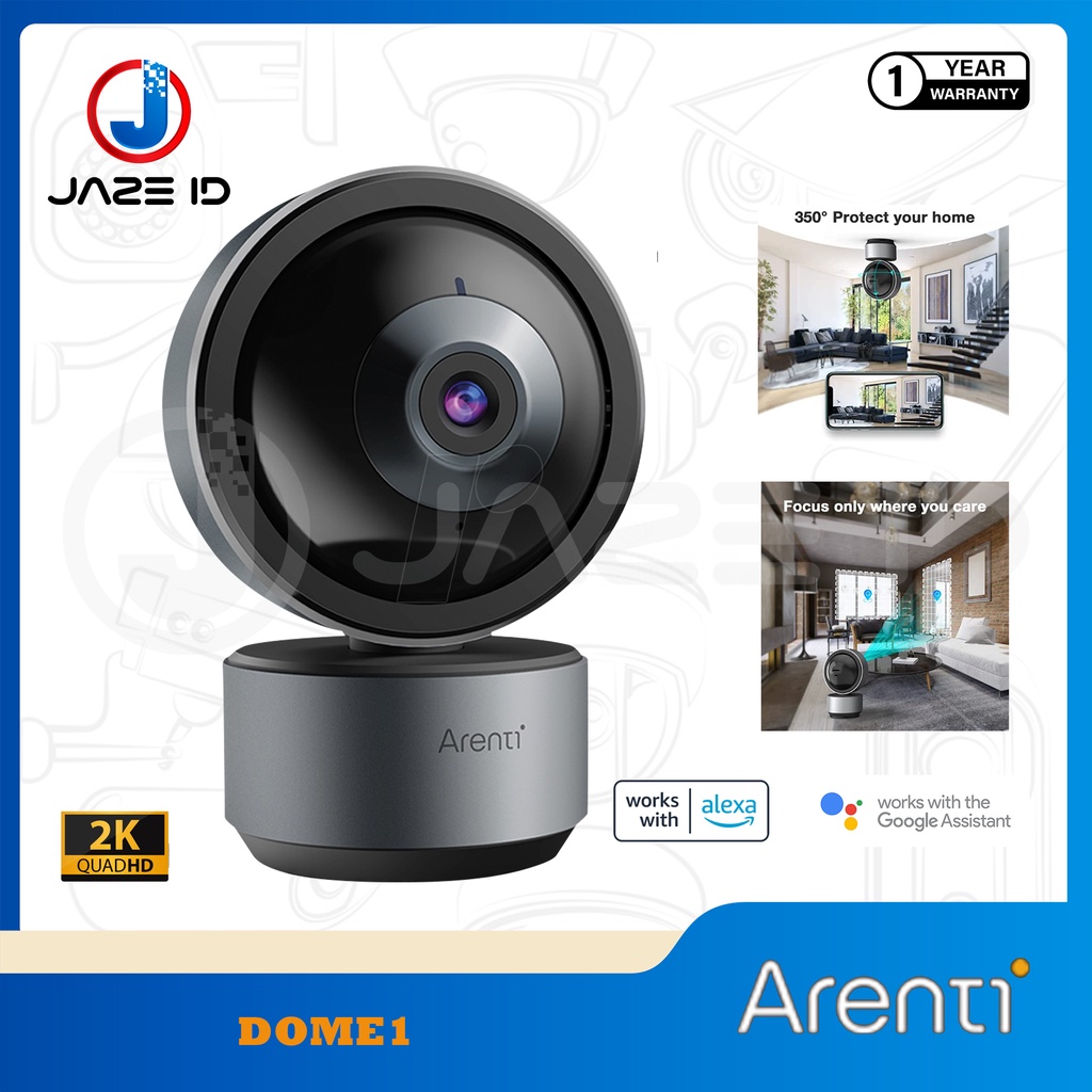 Arenti DOME1 CCTV WiFi Camera Indoor Home Security Kamera 2K 3MP