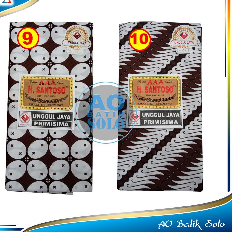 SHOPEE 6.6 Kain Batik Kain Jarik, Jarik Batik H Santoso Motif Dasar Putih, Batik Putih, Kain Panjang