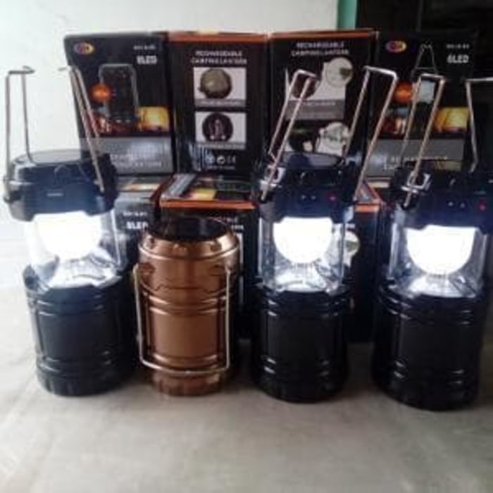 ORIGINAL LENTERA CAMPING SOLAR / POWERBANK SOLAR LAMPU EMERGENCY 001