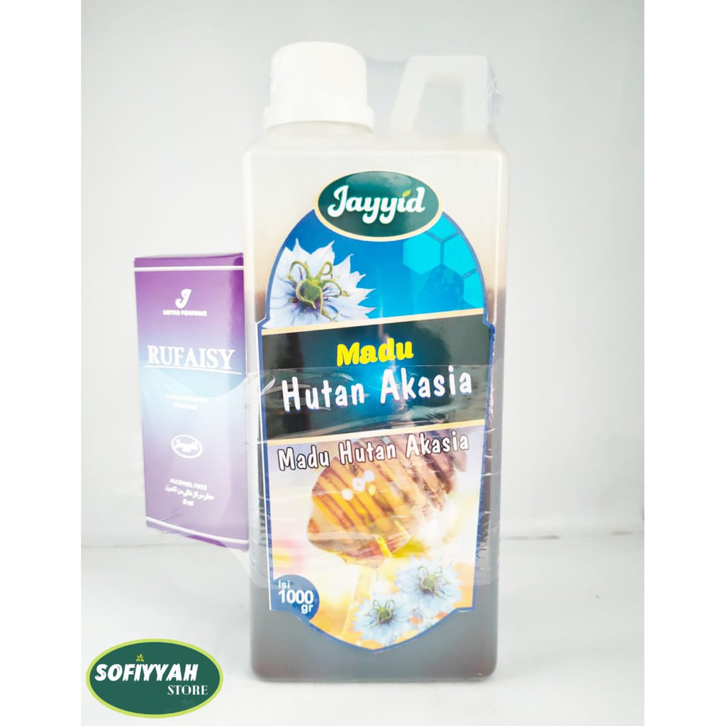 

Madu Akasia – Aman untuk Lambung | Rasa Ringan & Tidak Asam | 1 kg Jayyid l Free Minyak Wangi Jayyid