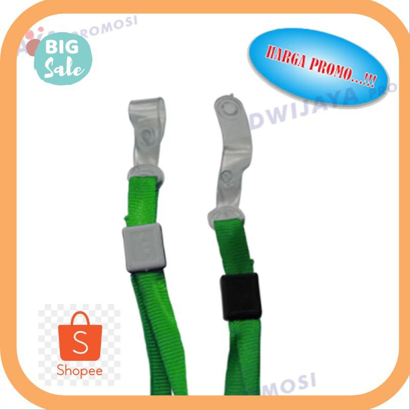 

Termurah TALI ID CARD 1CM BAHAN NYLON MODEL KANCING Termurah