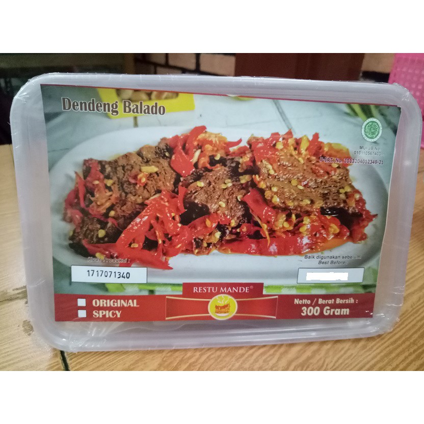 Dendeng Balado Halal - Masakan Padang - Daging Sapi Pilihan - Indonesia Food