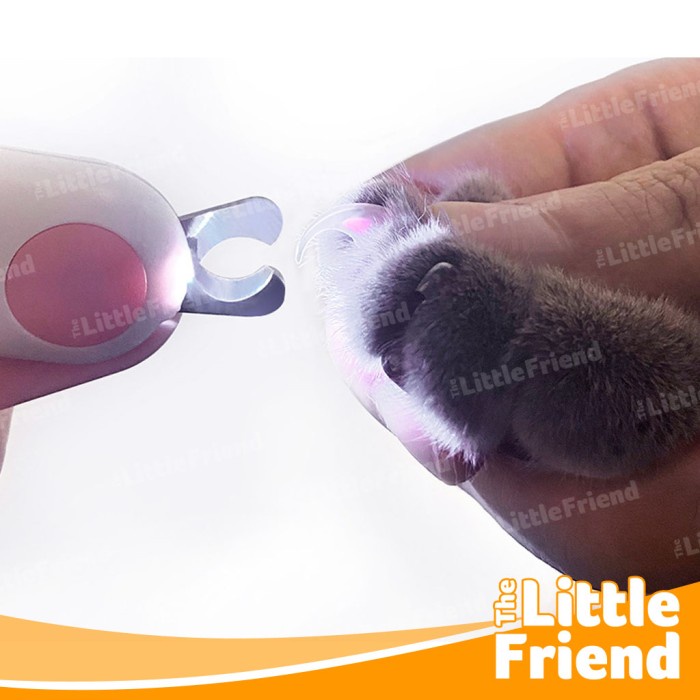 Gunting Kuku Anjing Kucing Hewan Mini Pet Dog Cat Nail Clipper LED