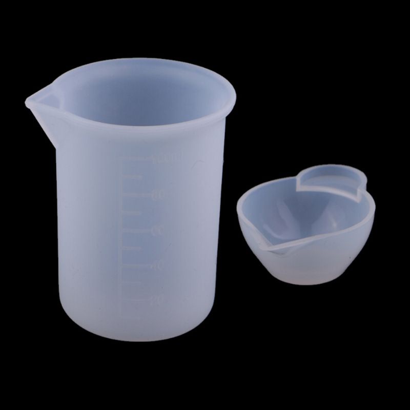 SIY  Reusable Silicone Measuring Cups Epoxy Resin Distribution Tools Casting Jewelry