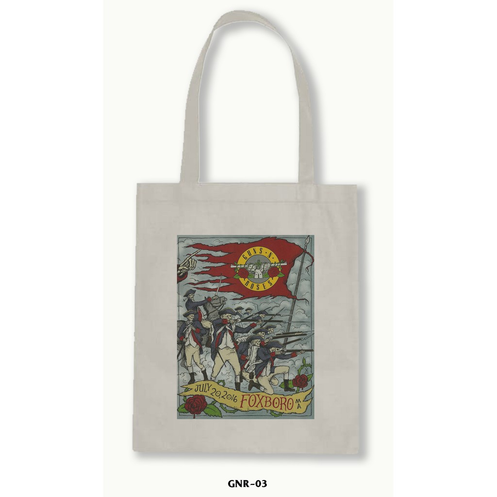 TOTE BAG BLACU 30X40 -Guns N' Roses 01