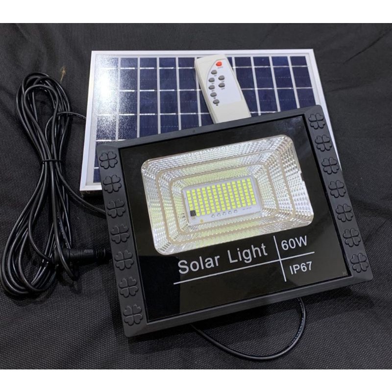 Lampu Sorot Led Solar panel 60 Watt 60W Tenaga surya Papan solar