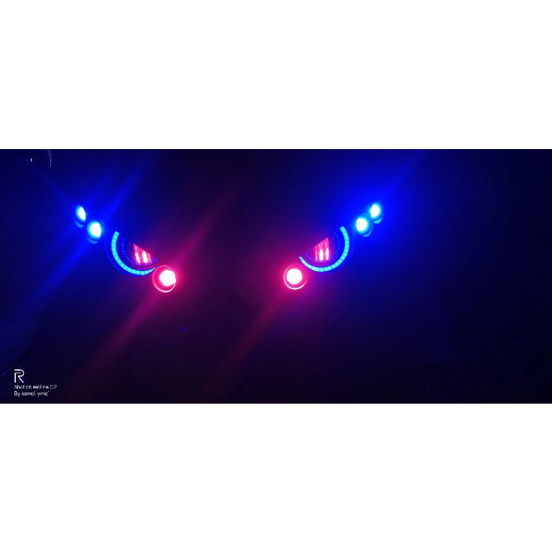 INNER CUSTOM MX KING DADA VARIASI LED LAMPU SENJA PNP