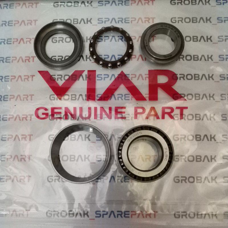 Bearing Komstir USD Laher Komstir Set (Atas Bawah) Trail Viar Cross X 150/200, Original