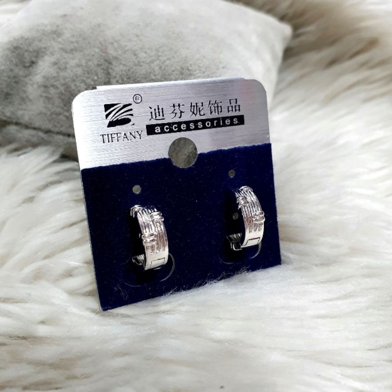 Anting Silver925 perak Premium Quality Mirip emas asli Anti karat anti alergi Starling silver  Ts0023