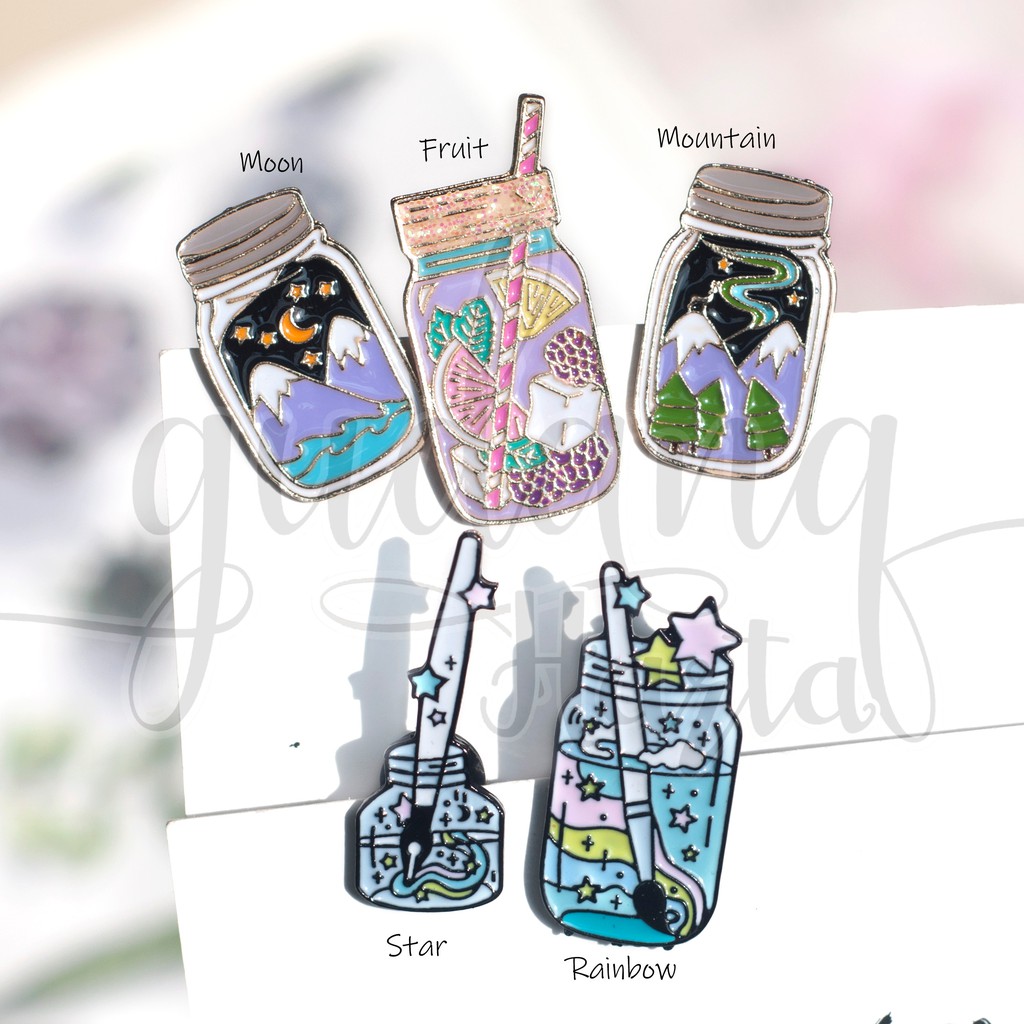 Pin Bottle Shake Pin Minuman Cave Lucu Bros Tas Murah GH 208772