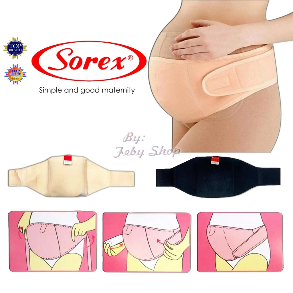 SOREX 4427 Korset Penyangga Perut Ibu Hamil - Stagen Penyangga Kehamilan - Maternity Support Belt