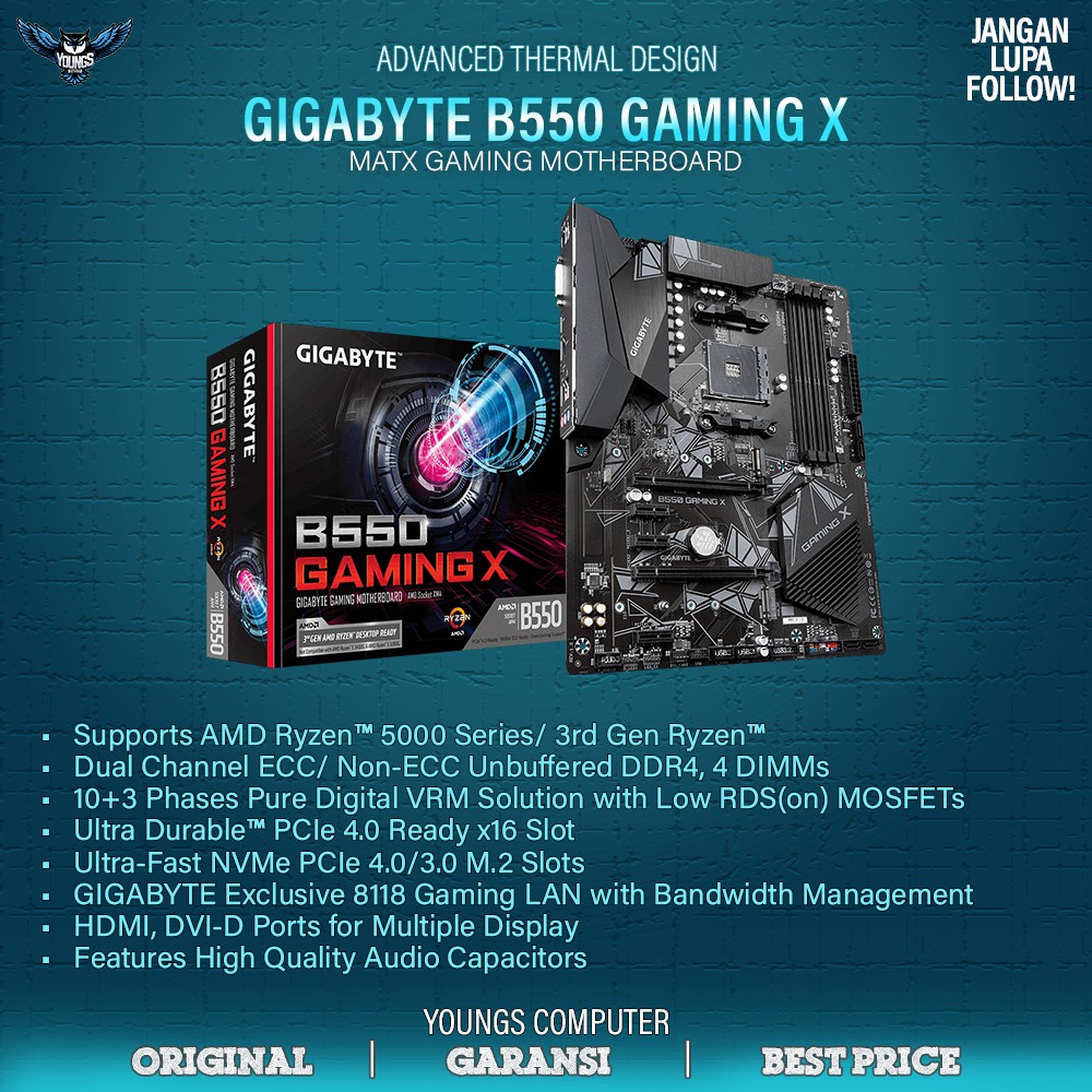 Gigabyte b550 gaming x