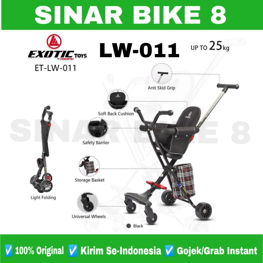 Magic Stoller Exotic ET - LW 007 dan LW 011 Kursi Busa Dorongan