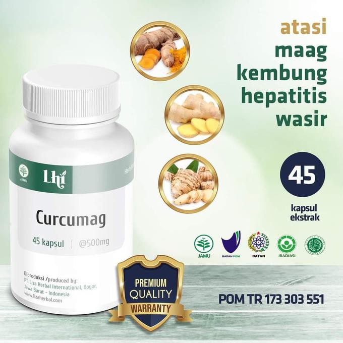 CURCUMAG asli mengatasi asam lambung & maag ORIGINAL BPOM