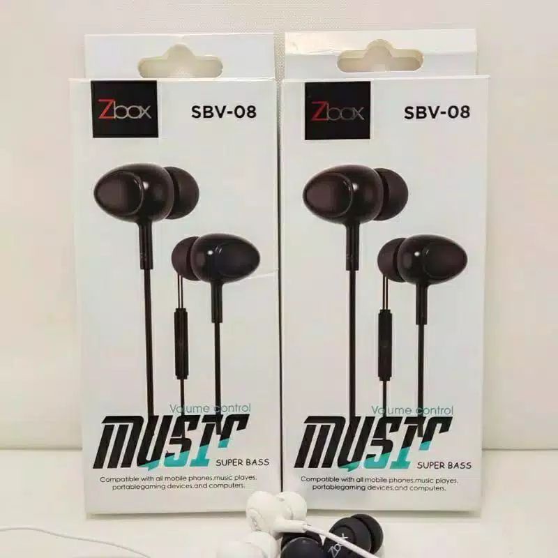 ZBOX HANDSFREE SUPER BASS MUSIC WITH VOLUME CONTROL SBV-08