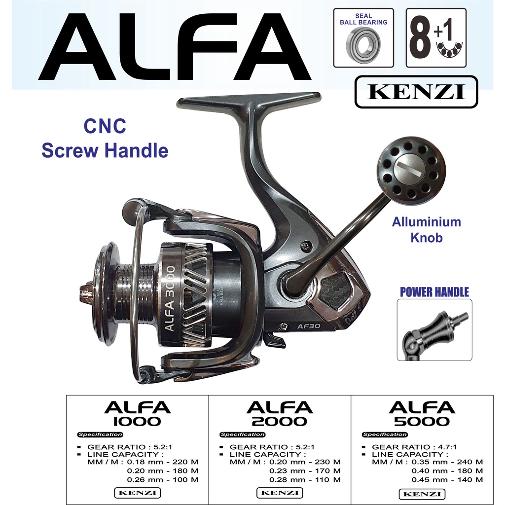 KENZI ALFA REEL 1000