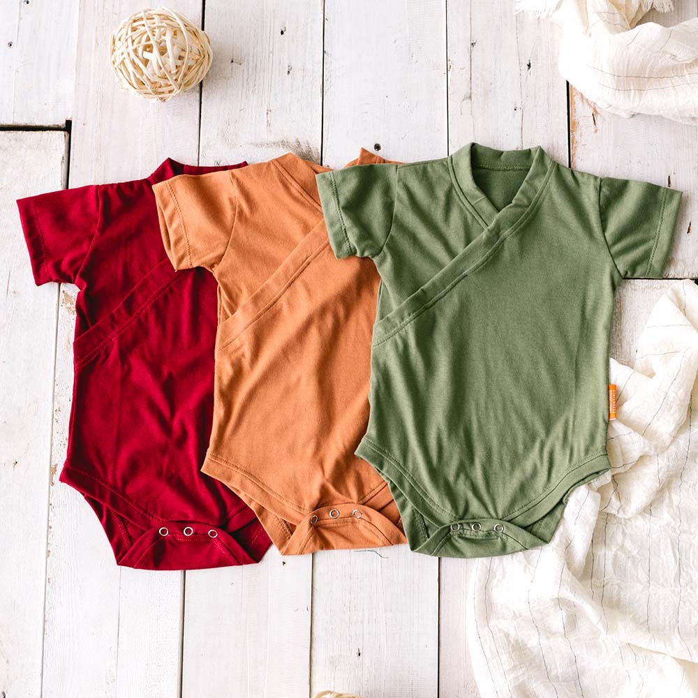 KOTTONVILLE TAKOYAKIDS NAOKI SHORT SLEEVE BODYSUIT JUMPER BAYI 0-24 BULAN