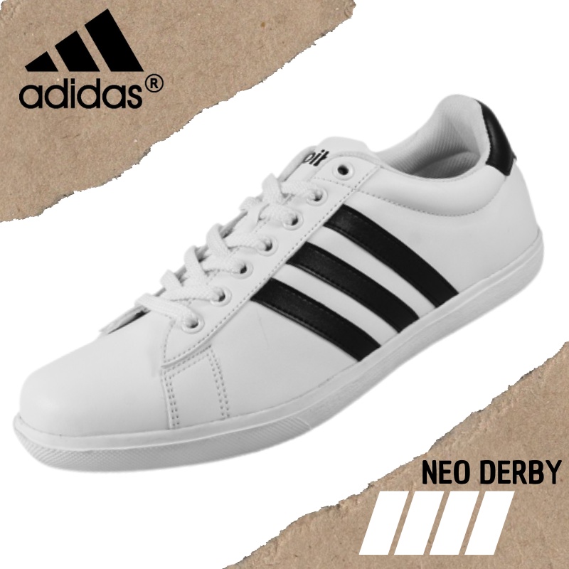 Sepatu Sneaker Pria Import - Adidas Neo Derby Casual Shoes - Sepatu Kasual Santai