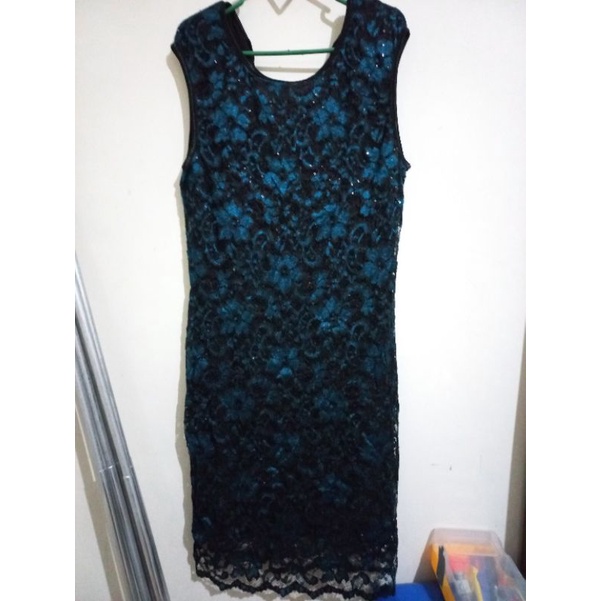dress brokat big size