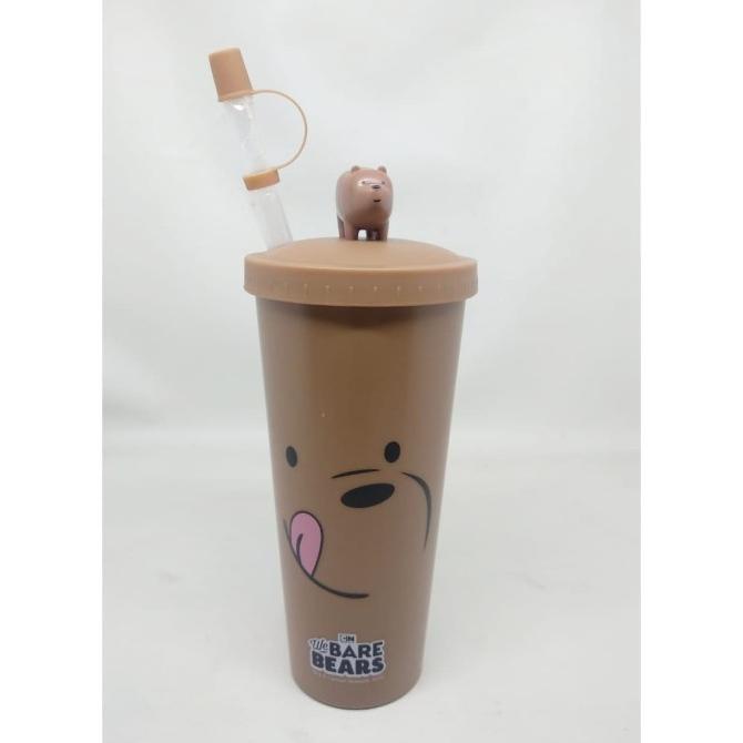 Miniso Botol Minum / Tumbler Karakter We Bare Bear Bears / Wbb 640 Ml