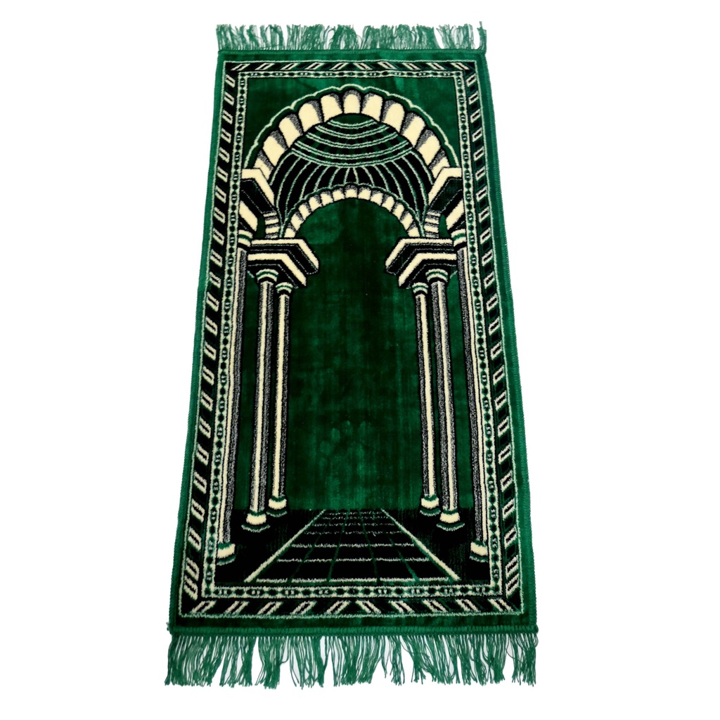 Sajadah Bulu Halus ALADIN 100x50cm Motif Kubah [M26]