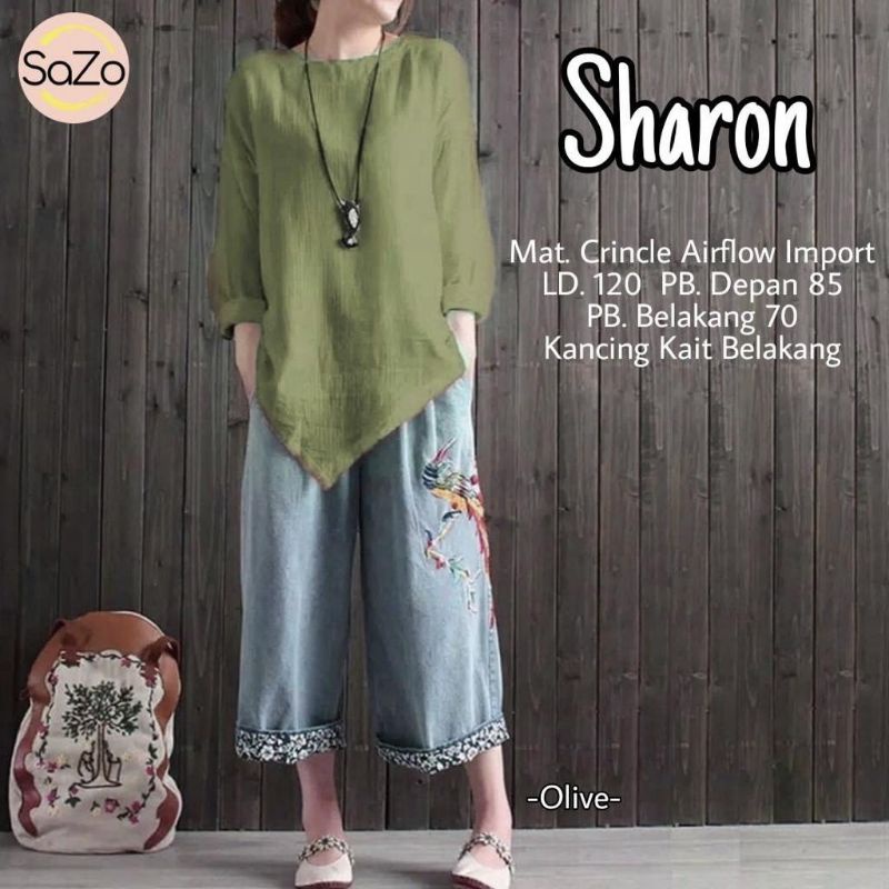 SHARON BLOUSE BAJU WANITA TERBARU