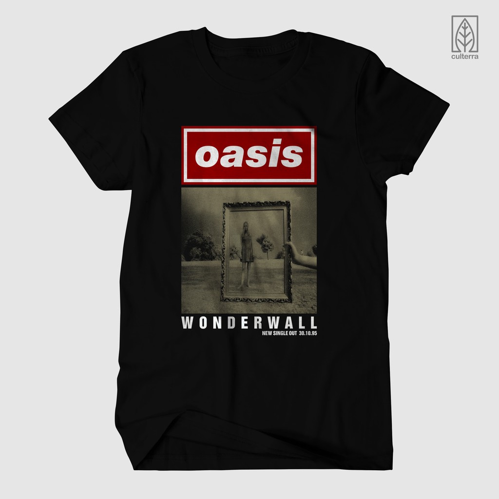 KAOS BAND / KAOS OASIS / OASIS WONDERWALL / BAJU MUSIK ROCK METAL / COLOR VERSION