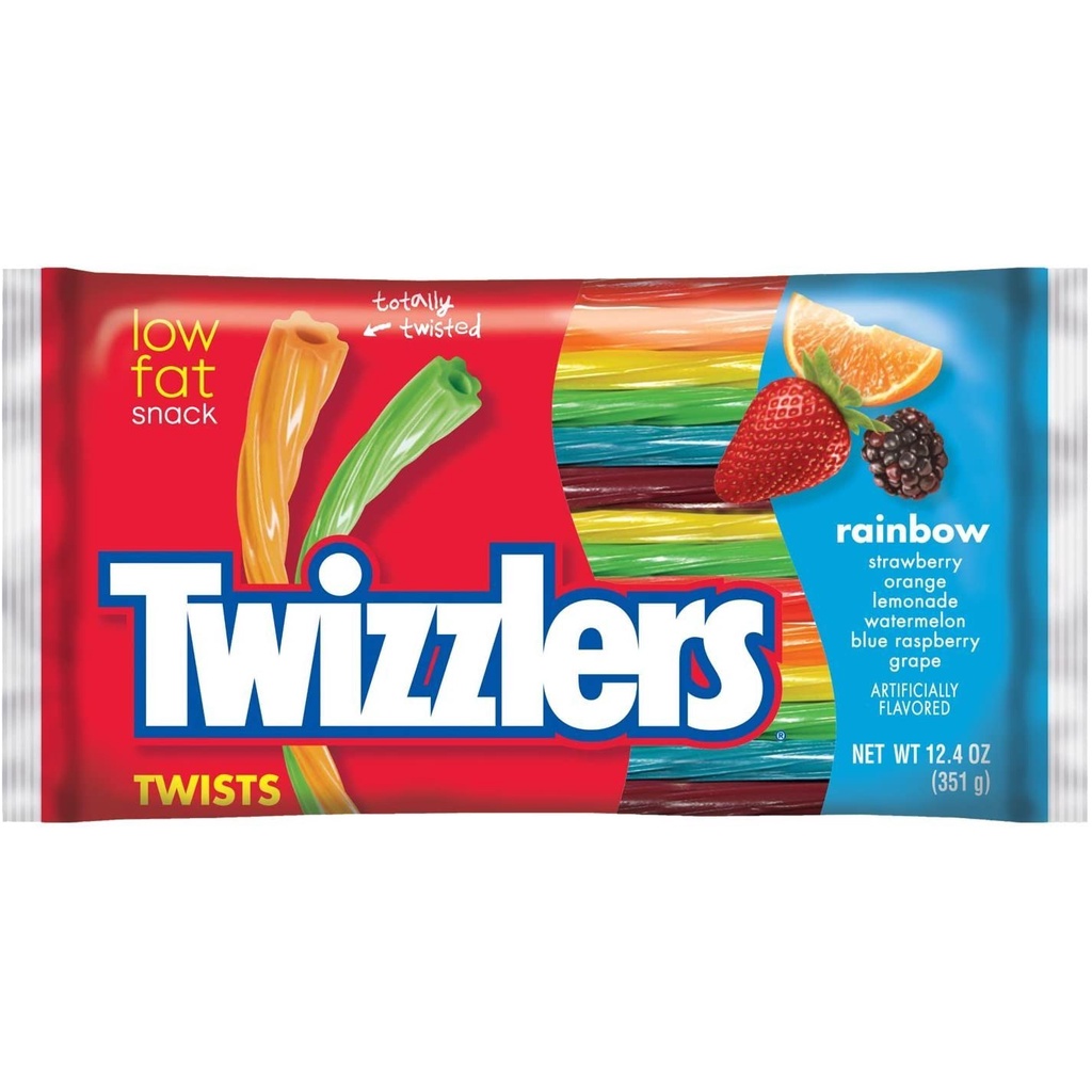 Twizzlers Twist Licorice Strawberry / Hershey Chocolate / Rainbow /Cherry 12 Oz