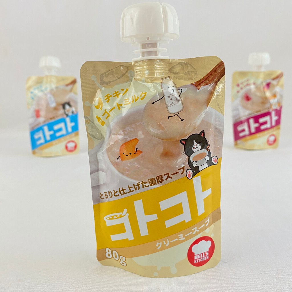 

KOTOKOTO Snack Kucing Creamy Soup 80gr