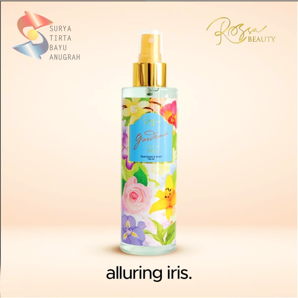 Rossa Fragrance Mist Gardenia Alluring Iris 195 ml | Shopee Indonesia