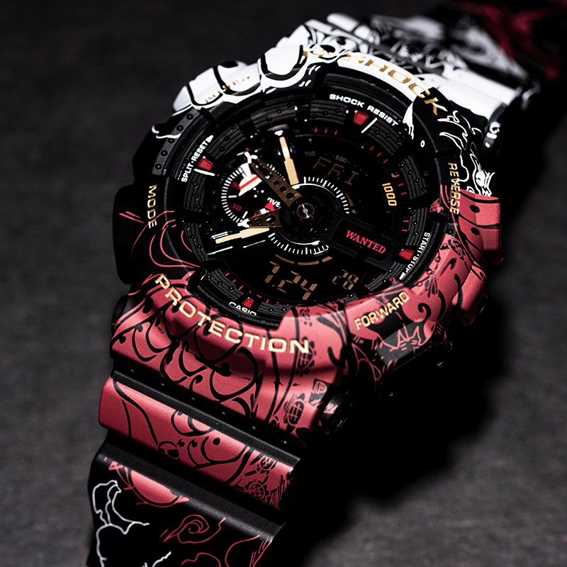 G-SHOCK × One Piece + Dragon Ball Z Joint Model Waterproof Automatic LED Lighting Sports Men's Watch